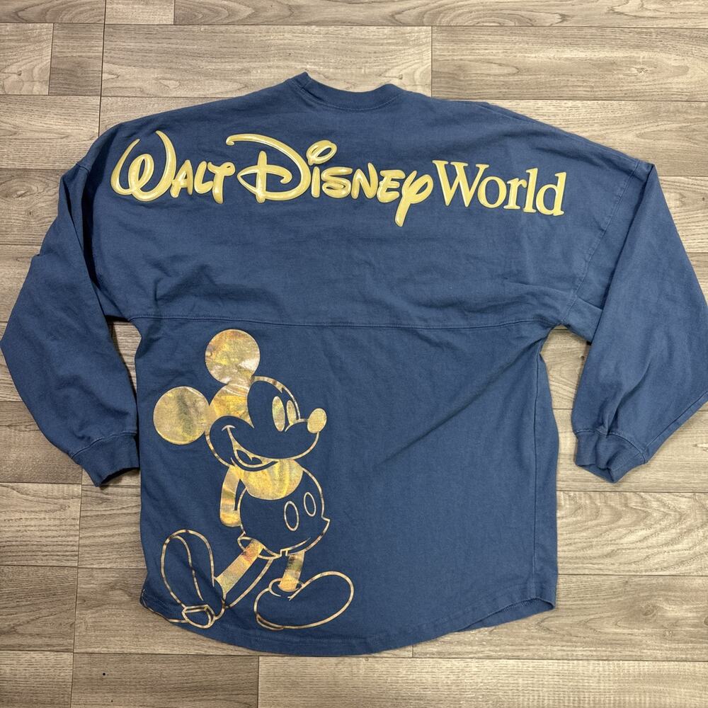 Walt Disney World 50th Anniversary EARidescent Spirit Jersey Mickey Mouse sz S